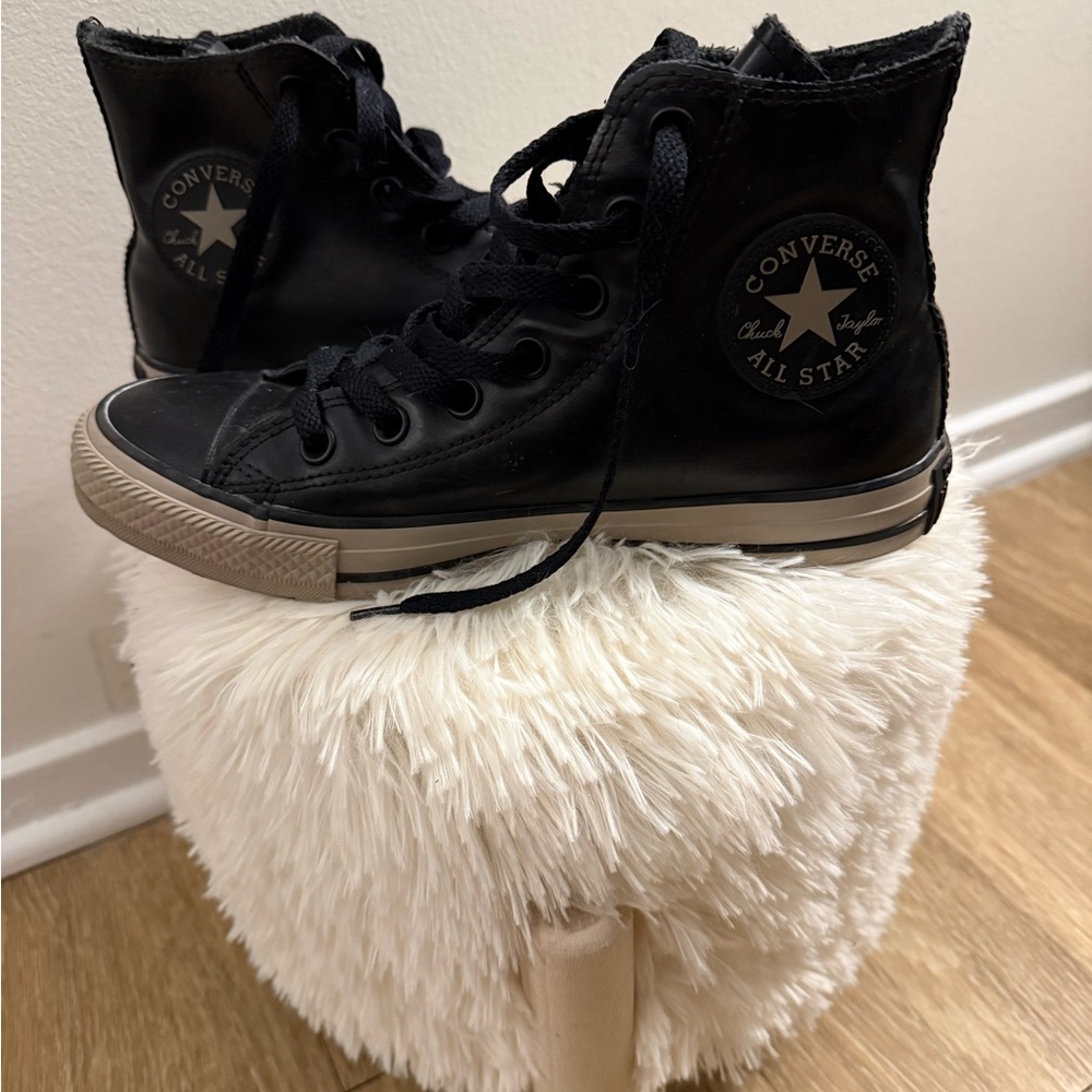 Converse Black High-Top Athletic Shoes